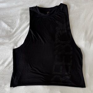 Reebok Black Muscle Tee for Women